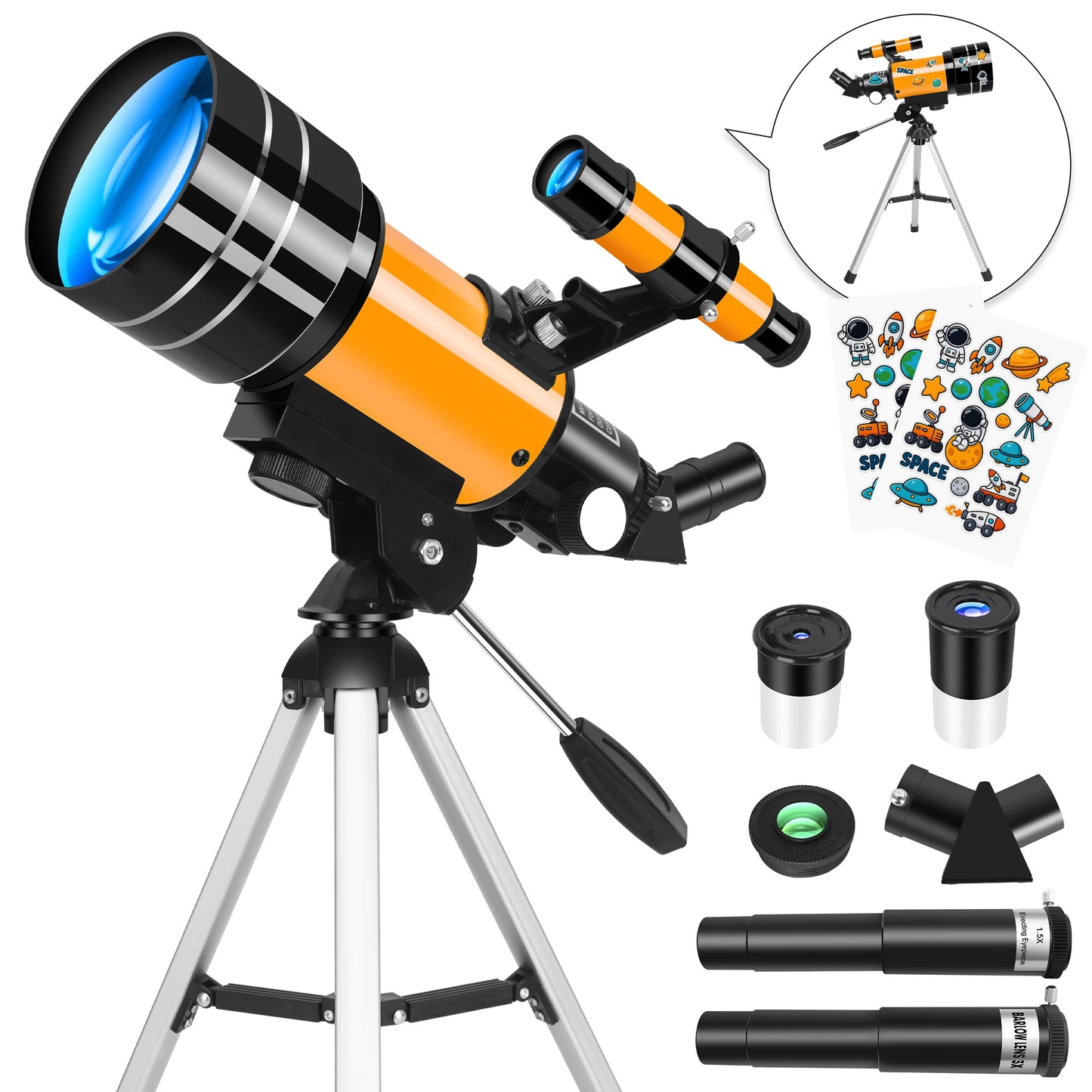 Astronomical Monocular Telescope For Beginners Outdoor Observation Gift