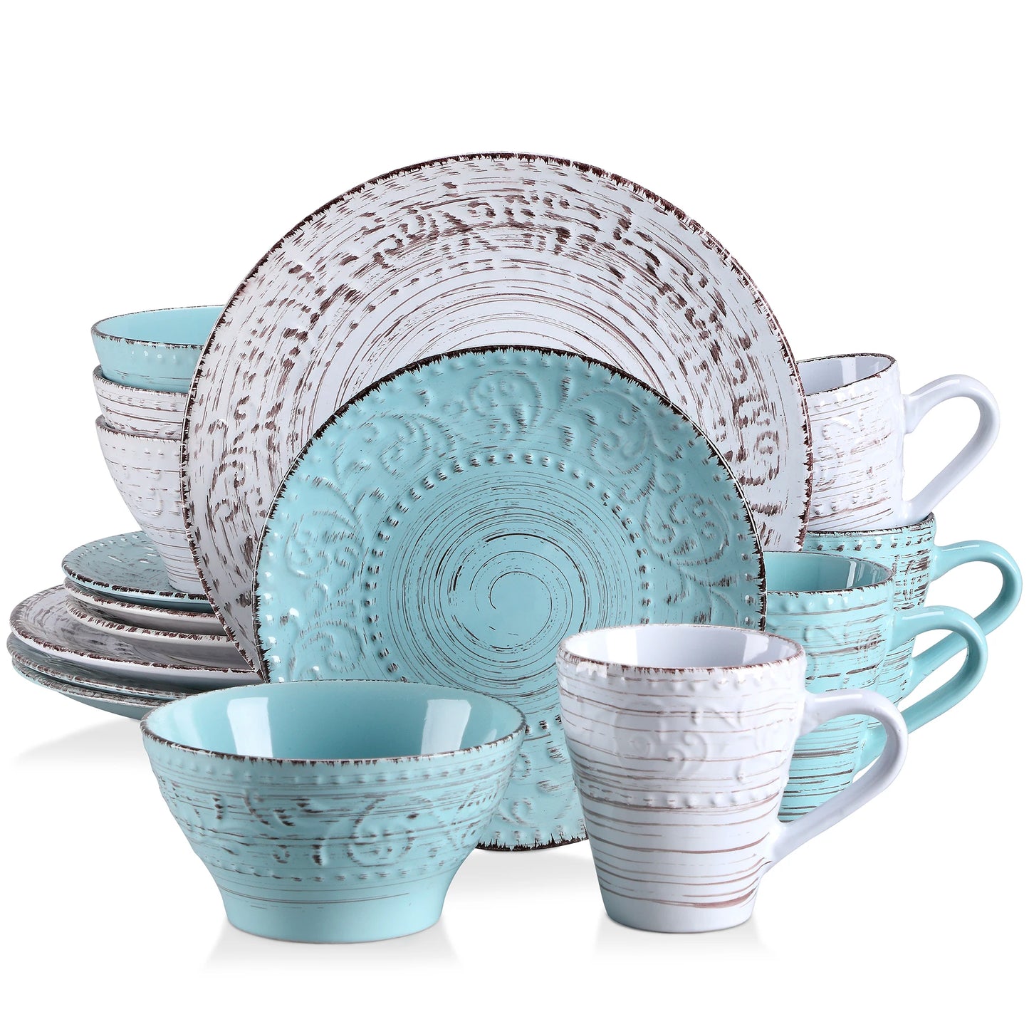 Vancasso Vine Ceramic Dinnerware Set Stoneware Tableware