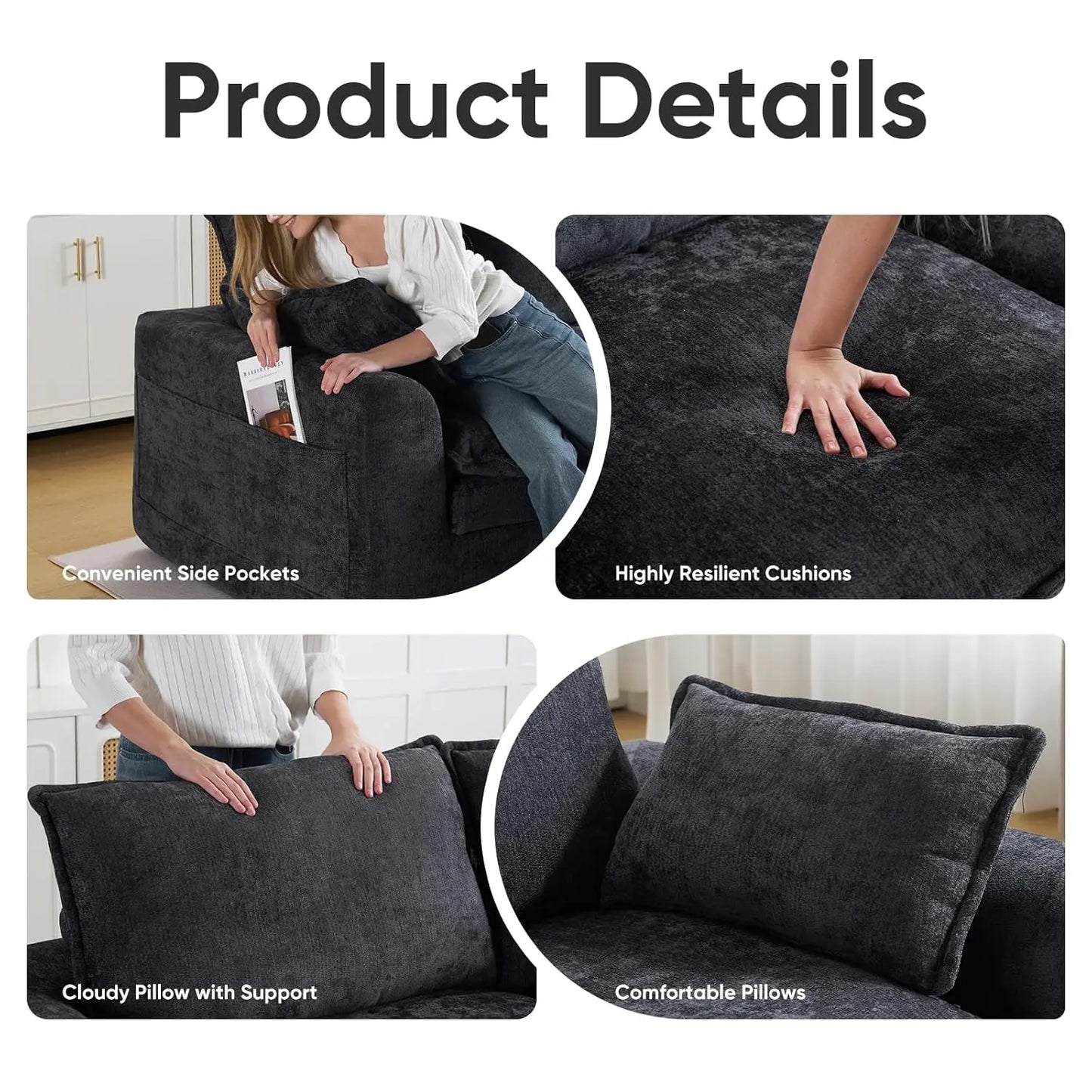 Cloud Modern Modular Sectional Sofa For Living Room