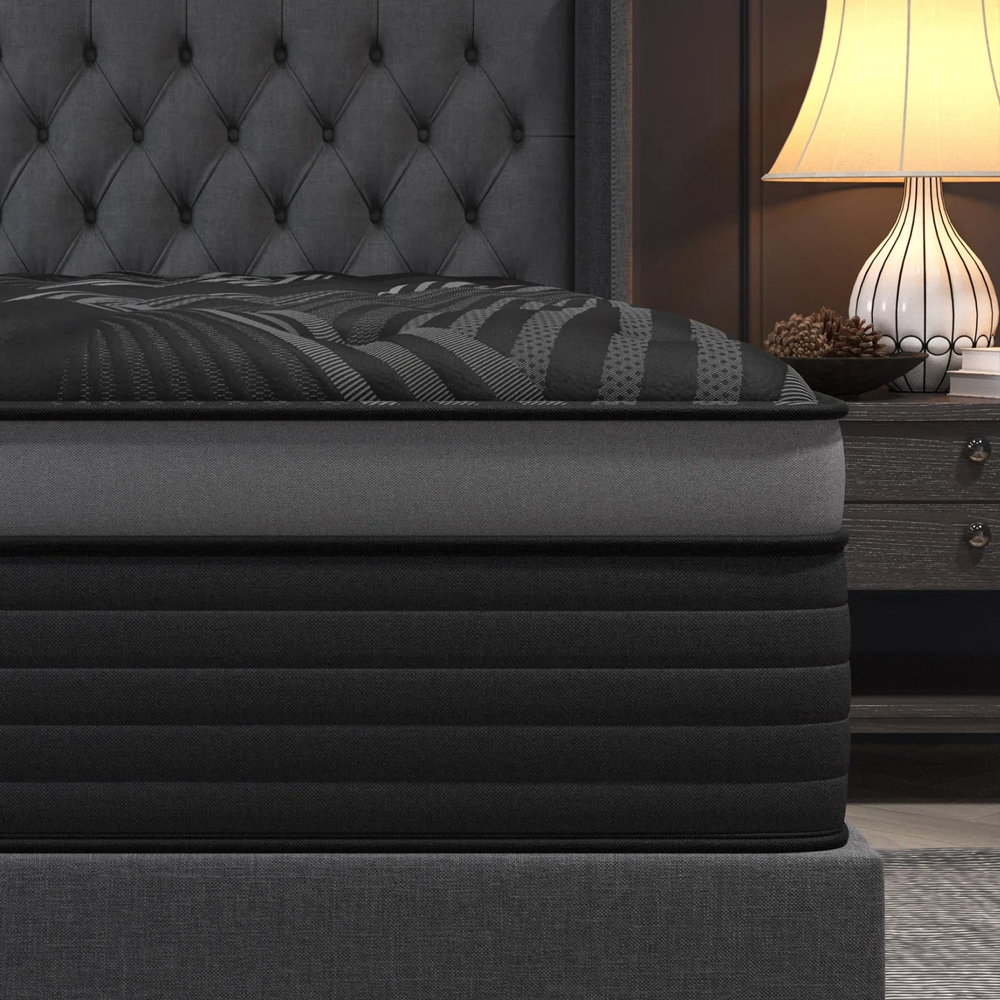 Sweetlove Gel Memory Foam Hybrid Pocket Spring Mattress In A Box Medium Firm