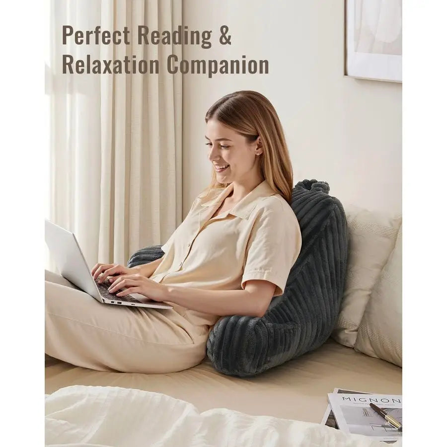 Reading Pillow For Bed Sit Up Backrest Cushion For Adults And Children