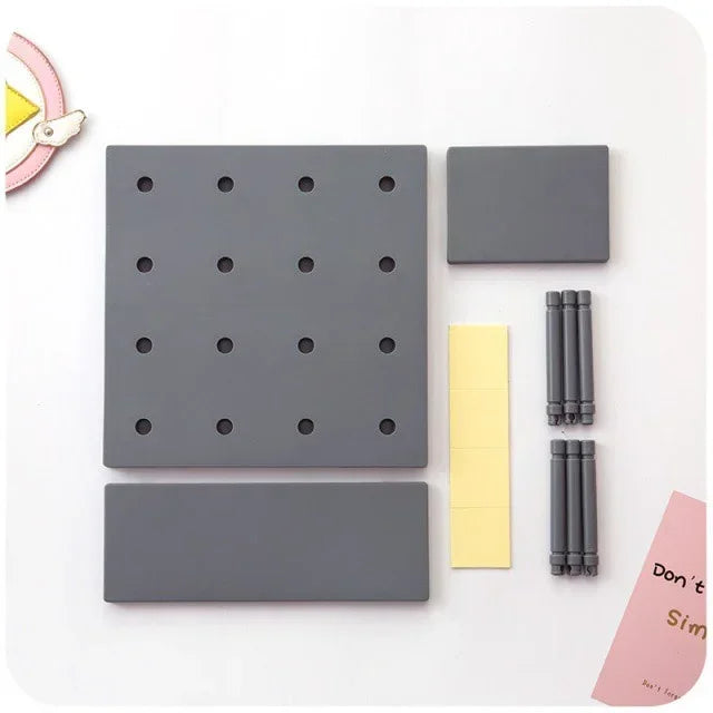 Pegboard Display Stand Wall Organizer for Living Room and Kitchen