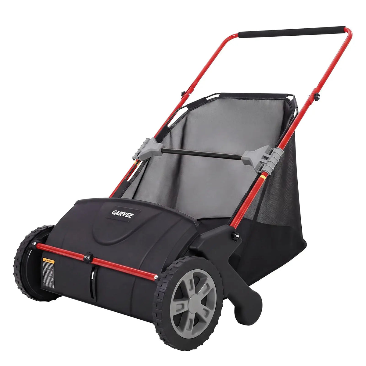 HiMiss Push Lawn Sweeper Manual Yard Leaf And Grass Collector