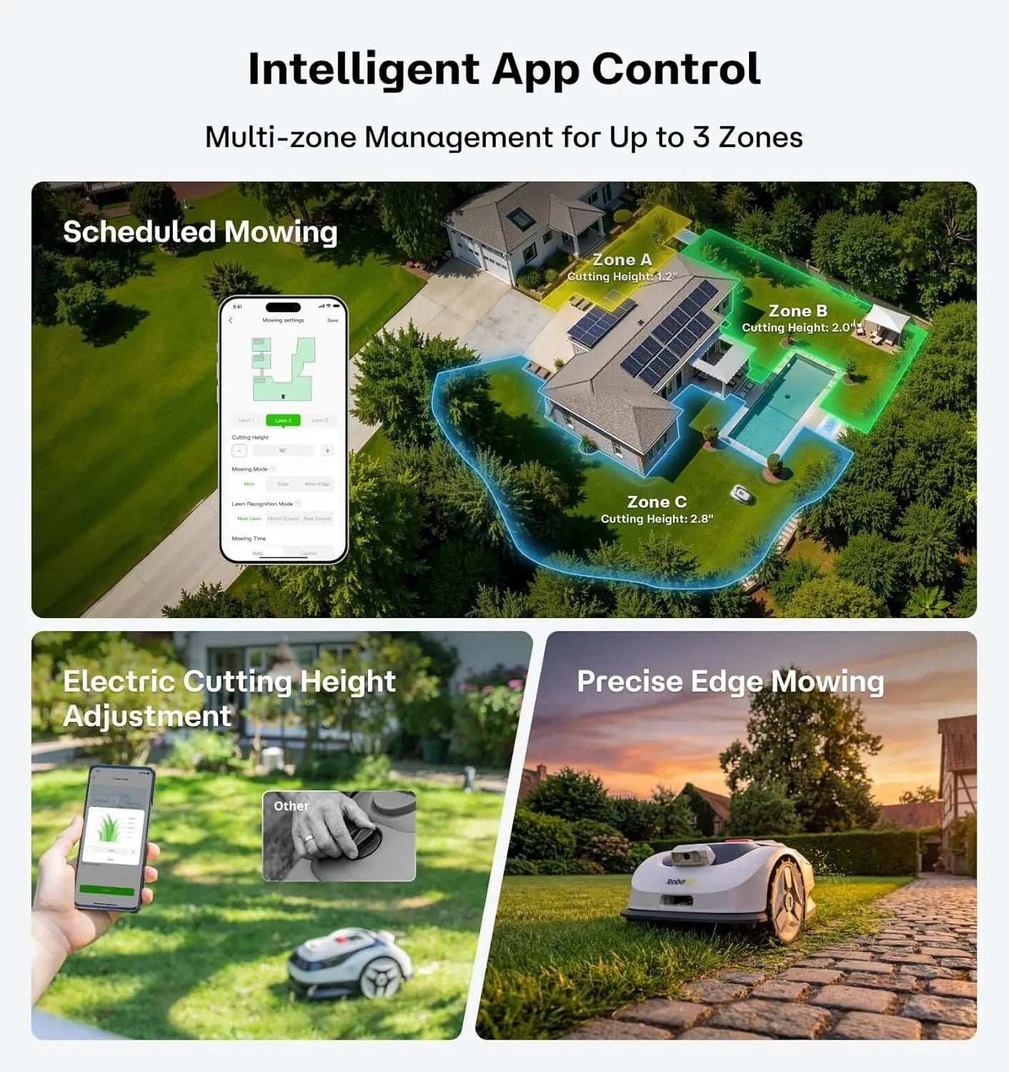 Raccoon 2 SE Robot Lawn Mower With Navigation Auto Mapping