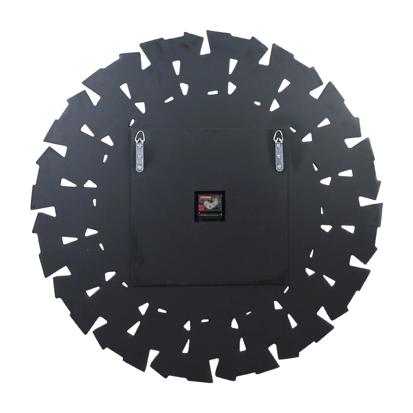 Modern Circular Wall Clock With Beveled Glass And Silent Movement