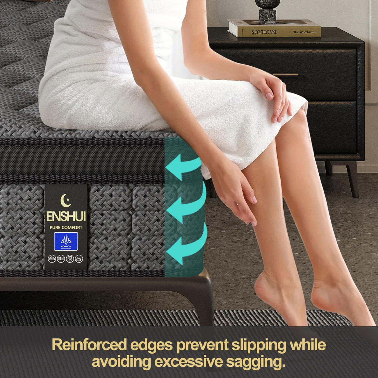 Gel Memory Foam Hybrid Mattress With Pocket Springs For Support