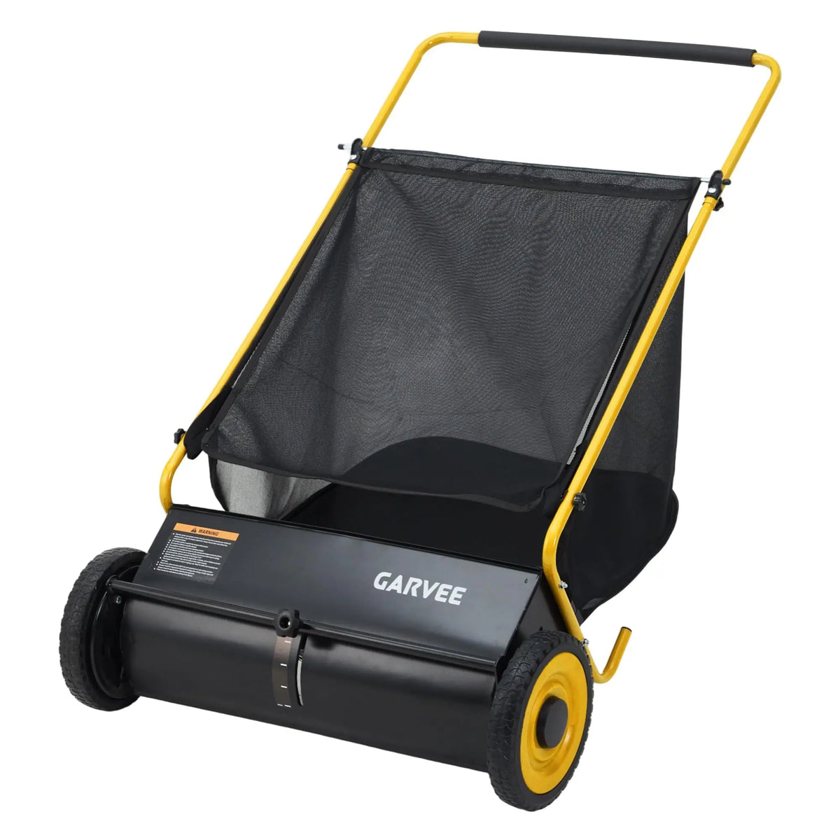 HiMISS Push Lawn Sweeper Efficient Leaf And Grass Collector