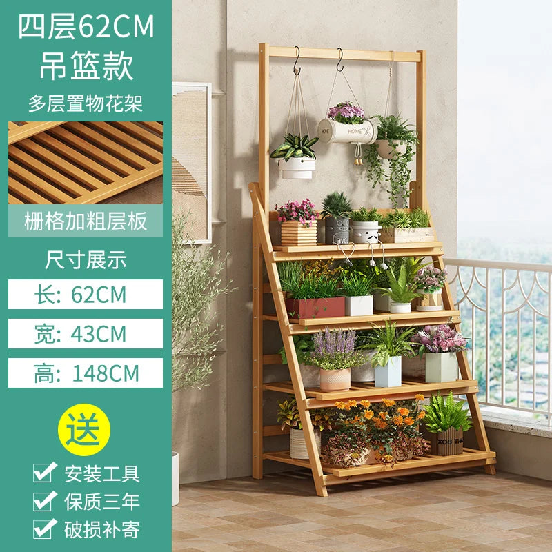 Modern Bamboo Wood Organizer Shelf for Hallway and Living Room