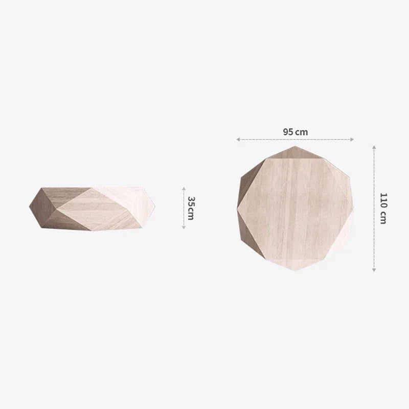 OAKCIA Modern Marble Coffee Table For Living Room Decor