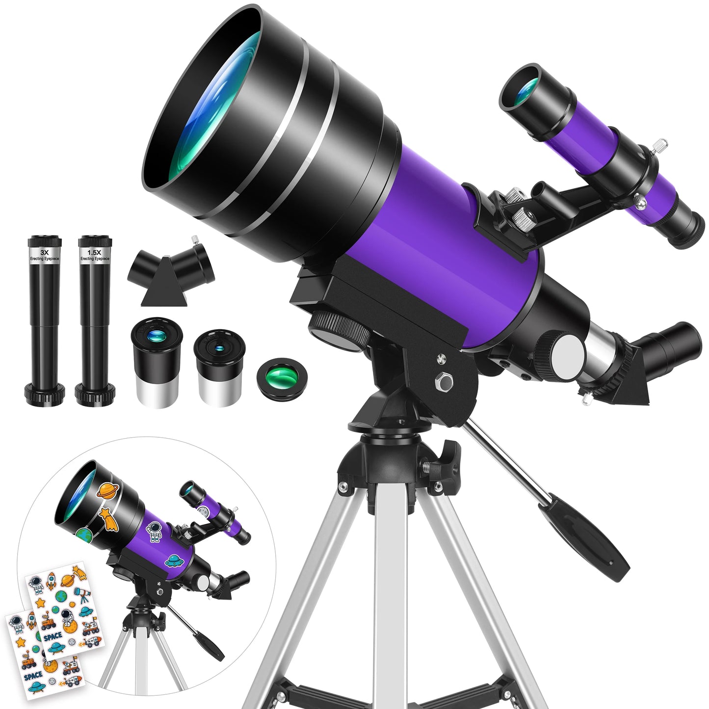 Astronomical Monocular Telescope For Beginners Outdoor Observation Gift