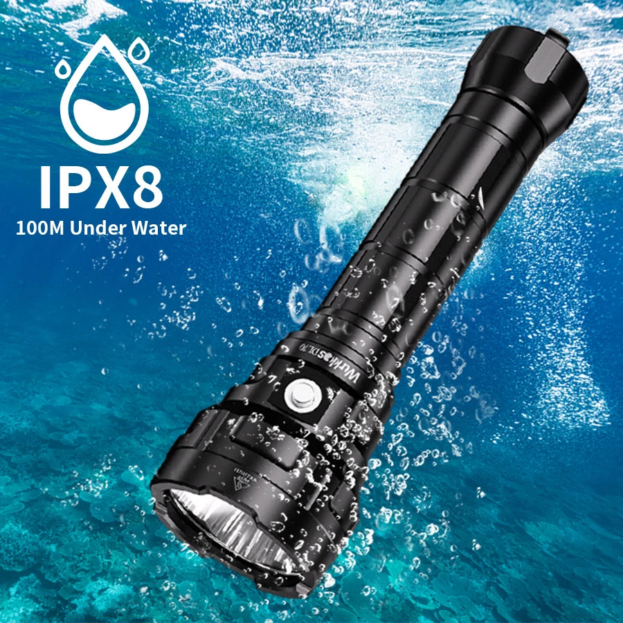 Wurkkos DL70 Diving Flashlight 13000 Lumens Rechargeable