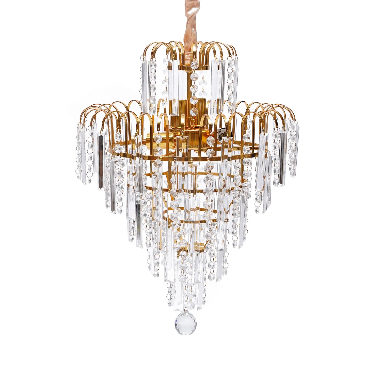 Elegant Modern Ceiling Light K9 Crystal Chandelier Pendant Lamp Fixture