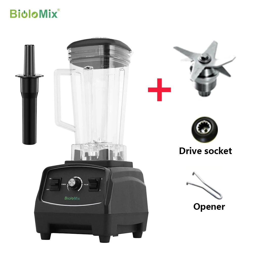 Biolomix BPA Free 3HP 2200W Heavy Duty Commercial Blender Mixer Juicer