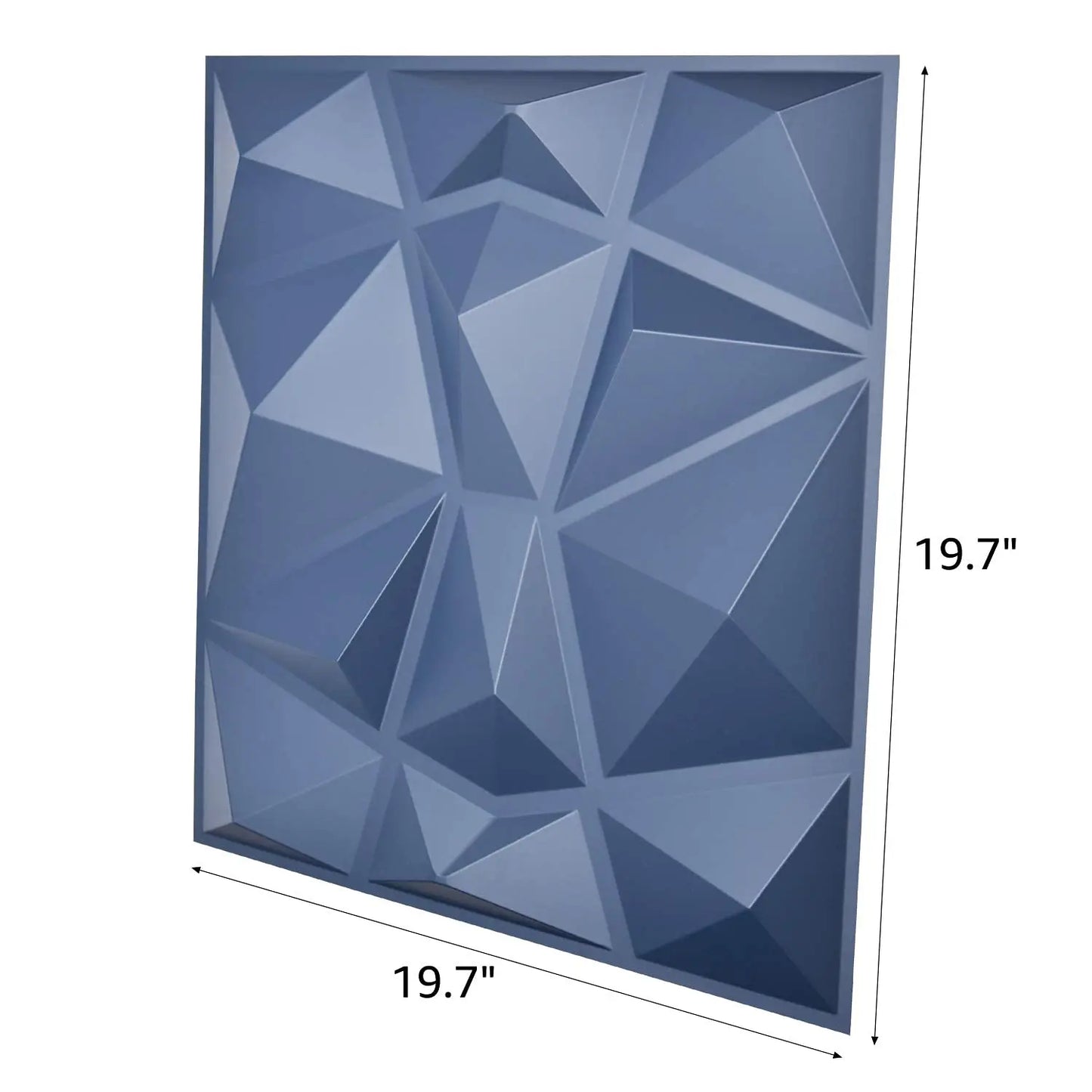 Art3d 3D PVC Wall Panels Diamond Design Pack of 12 Tiles