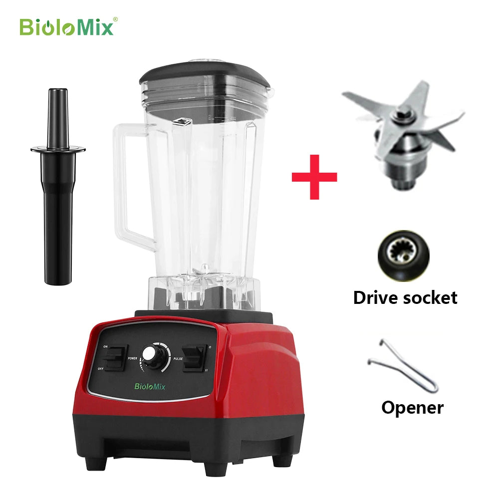 Biolomix BPA Free 3HP 2200W Heavy Duty Commercial Blender Mixer Juicer