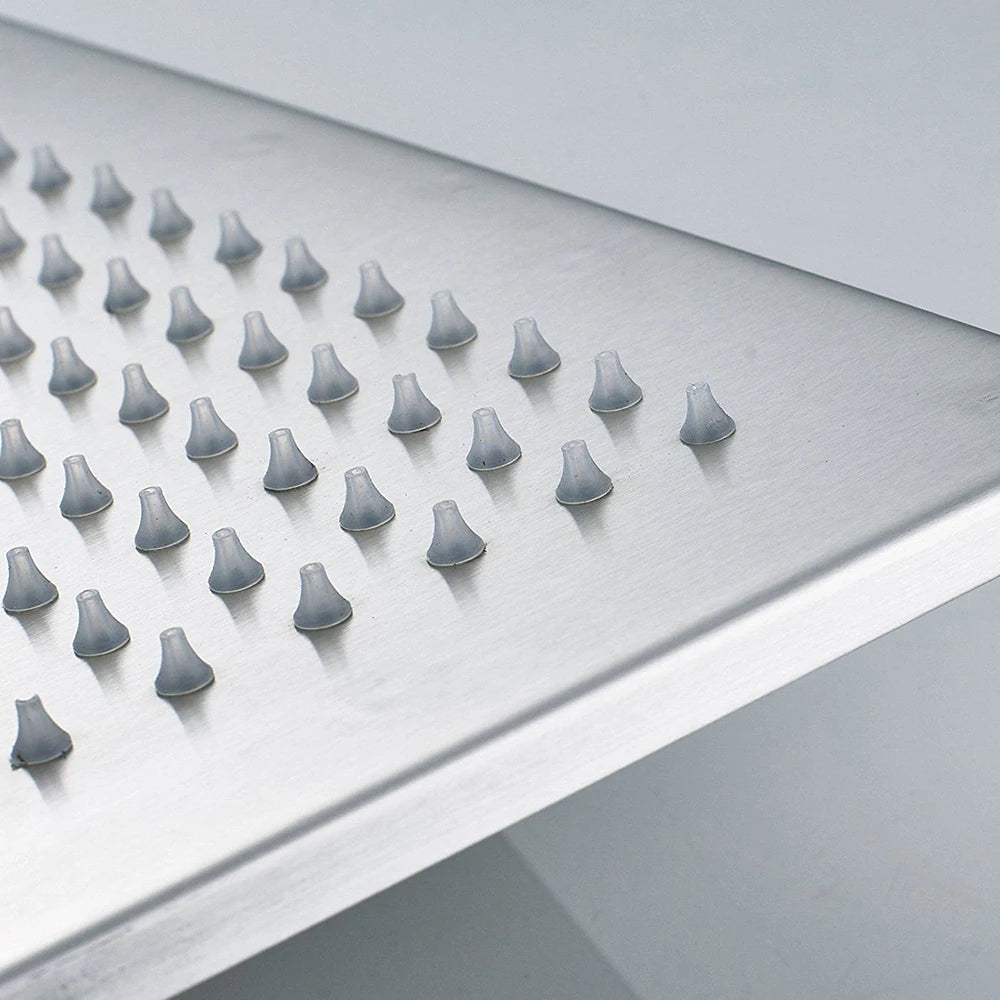 Rozin Square LED Rainfall Shower Head Brass Finish