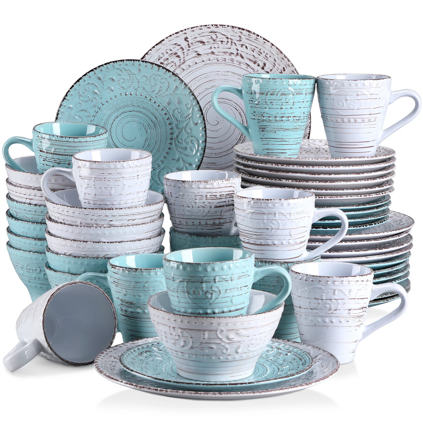 Vancasso Vine Ceramic Dinnerware Set Stoneware Tableware