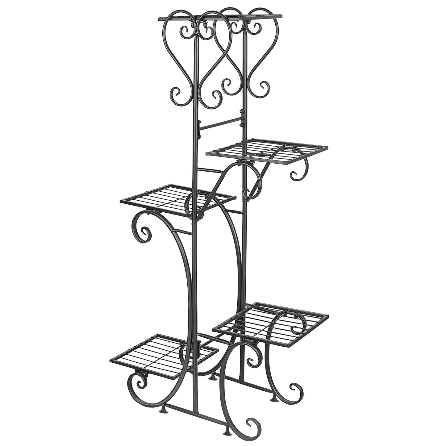 BINGOPAW Six Tier Plant Stand Indoor Metal Rack Pots