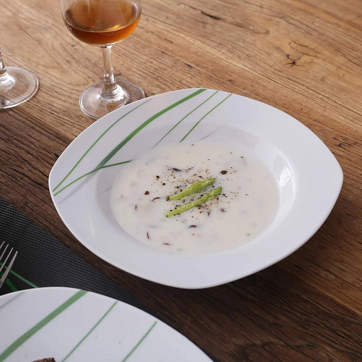 MALACASA Porcelain Dinnerware Set For Everyday Dining