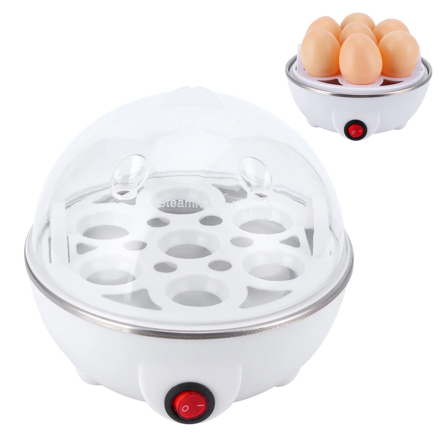 Romellar Egg Boiler Multifunctional Egg Cooker Poacher For Kitchen Use