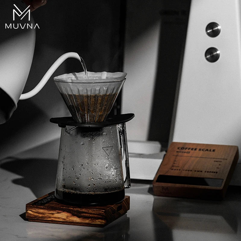 Muvna Digital Coffee Scale For Espresso High Precision Rechargeable