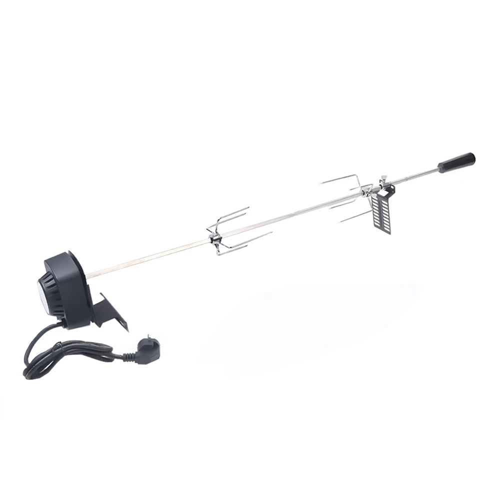 Electric BBQ Grill Spit Rotisserie Kit With 120 Cm Cable