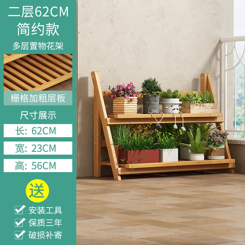 Modern Bamboo Wood Organizer Shelf for Hallway and Living Room