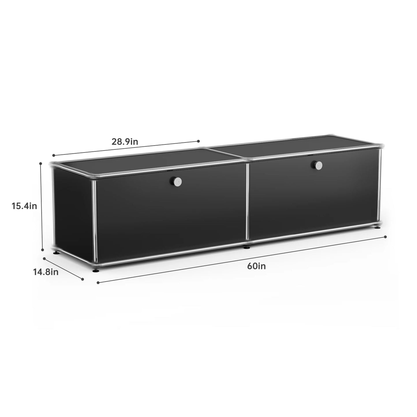 Stainless Steel Storage Cabinet TV Stand For Living Room Office