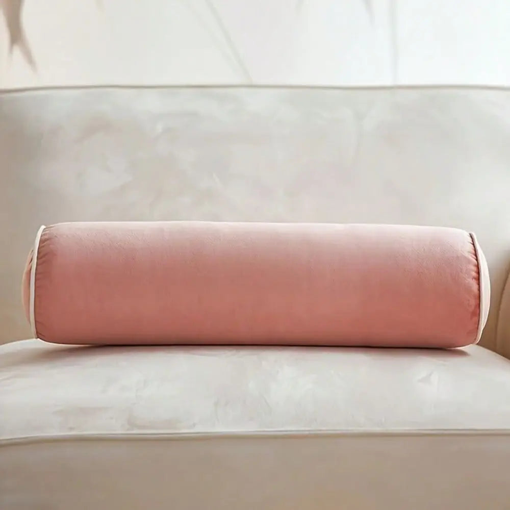 Cylindrical Long Strip Pillow Sleep Support With Polyester Microfiber Fill