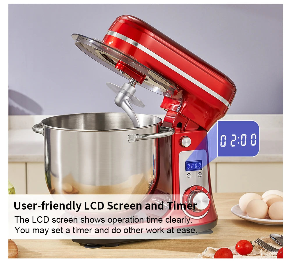 Biolomix Stand Mixer With Blender And Quiet Motor 6 Speed