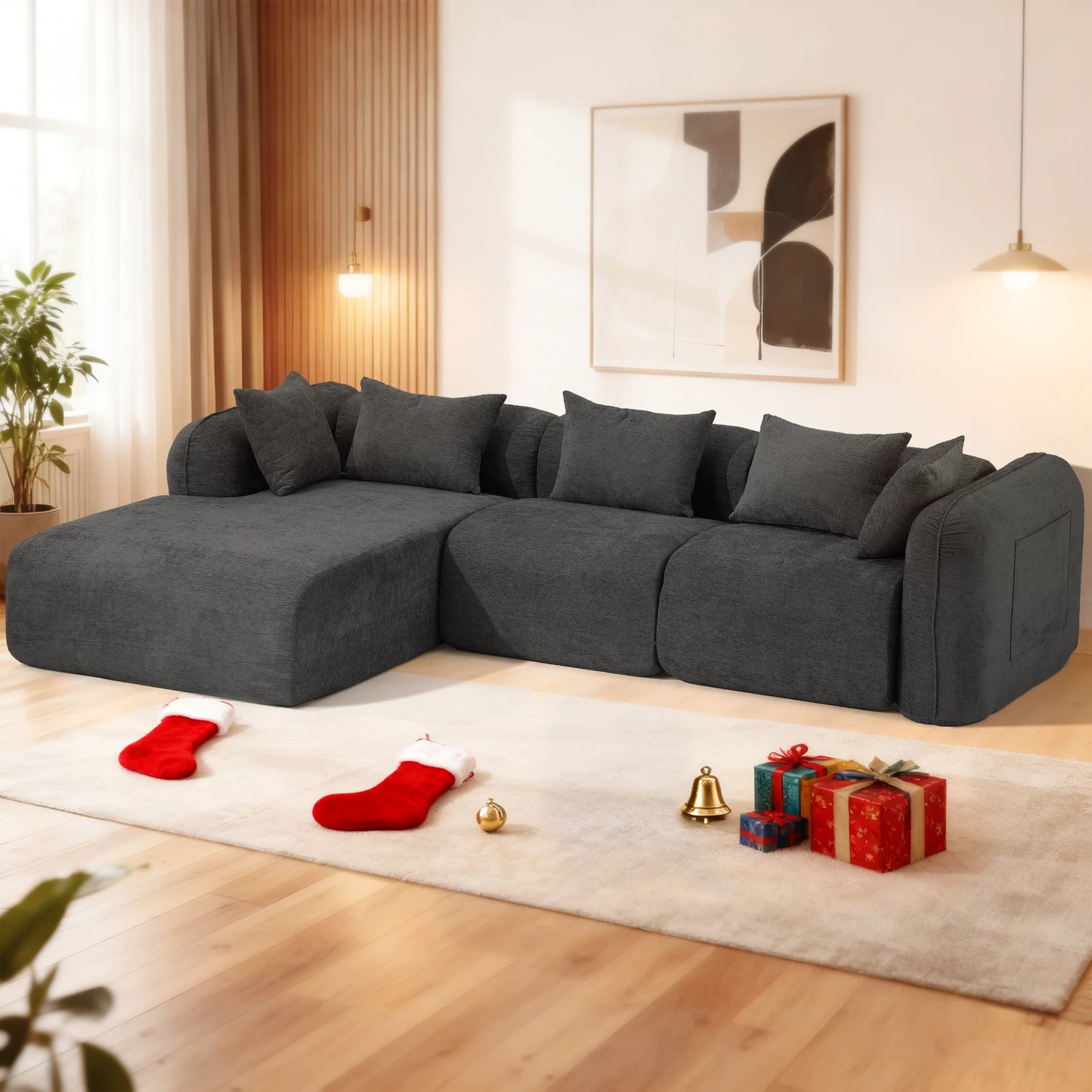 Redlife Sherpa Modular Cloud Sofa L Shaped Sectional Couch