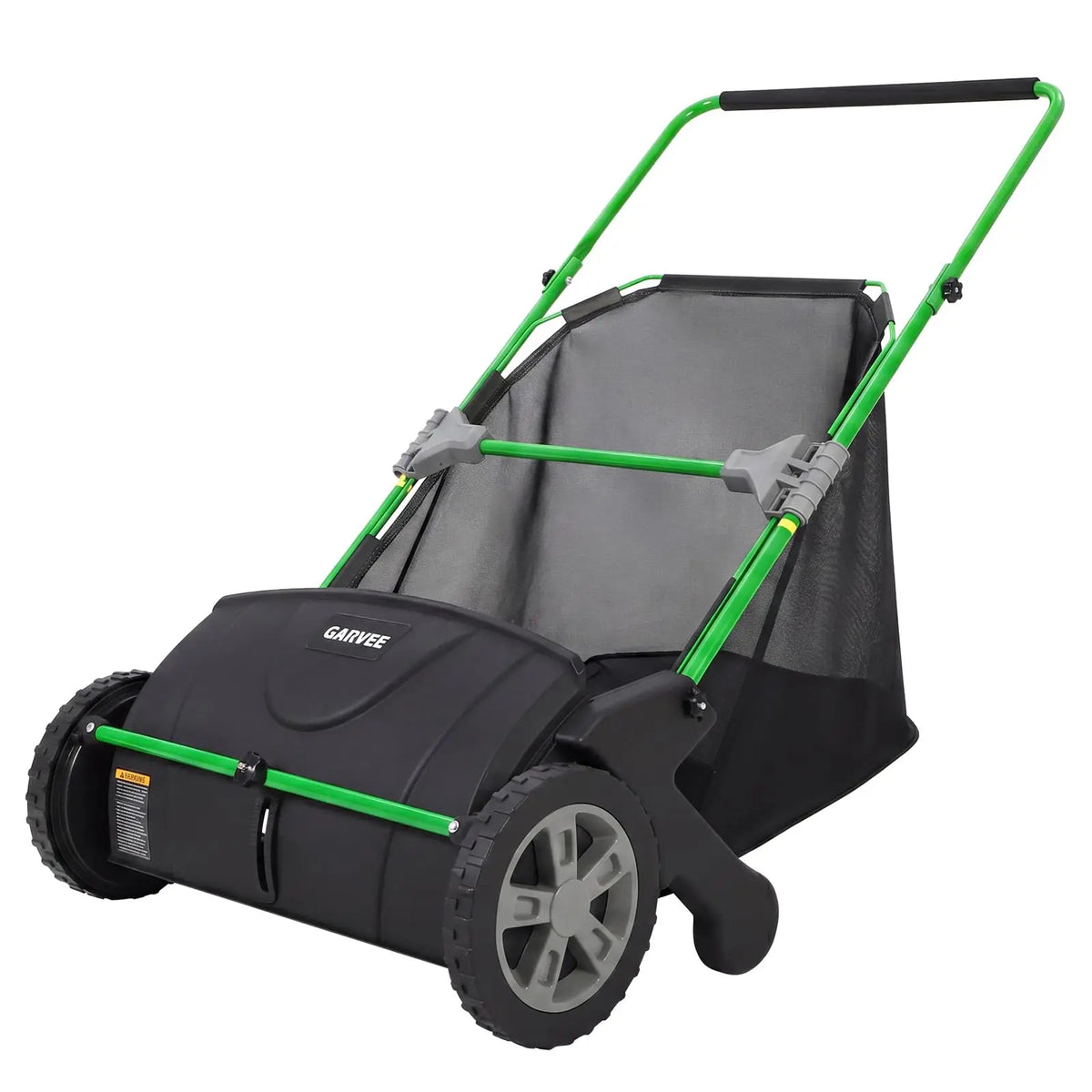 HiMiss Push Lawn Sweeper Manual Yard Leaf And Grass Collector
