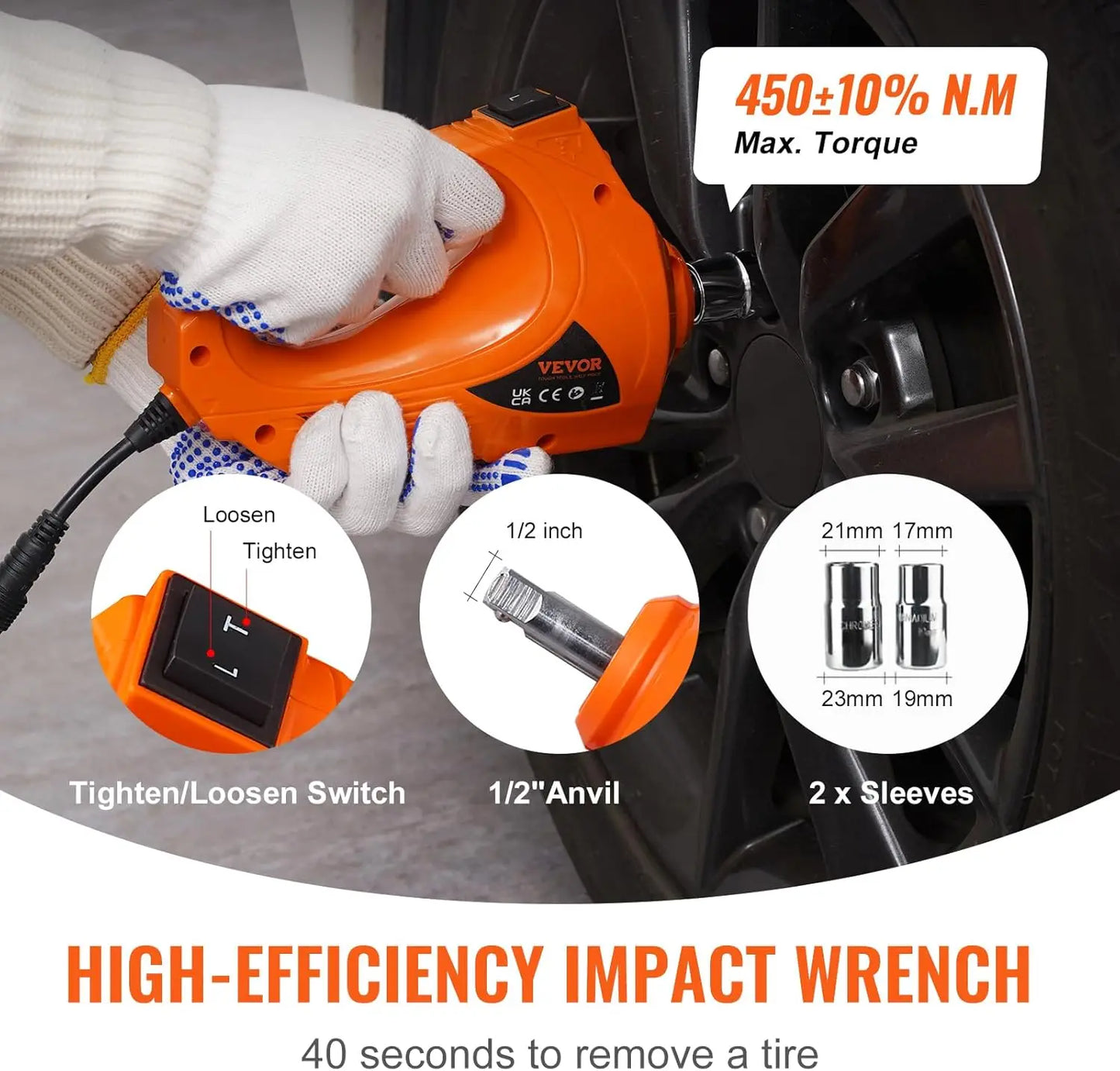 5 Ton Car Jack With LED Light
