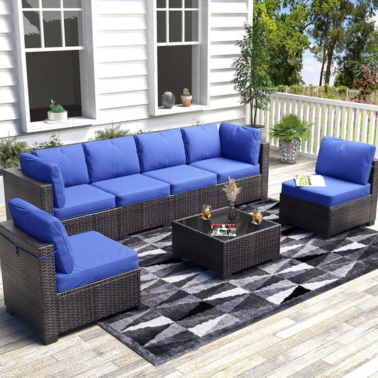 HobbyLane Modular Outdoor Furniture Set In PE Rattan