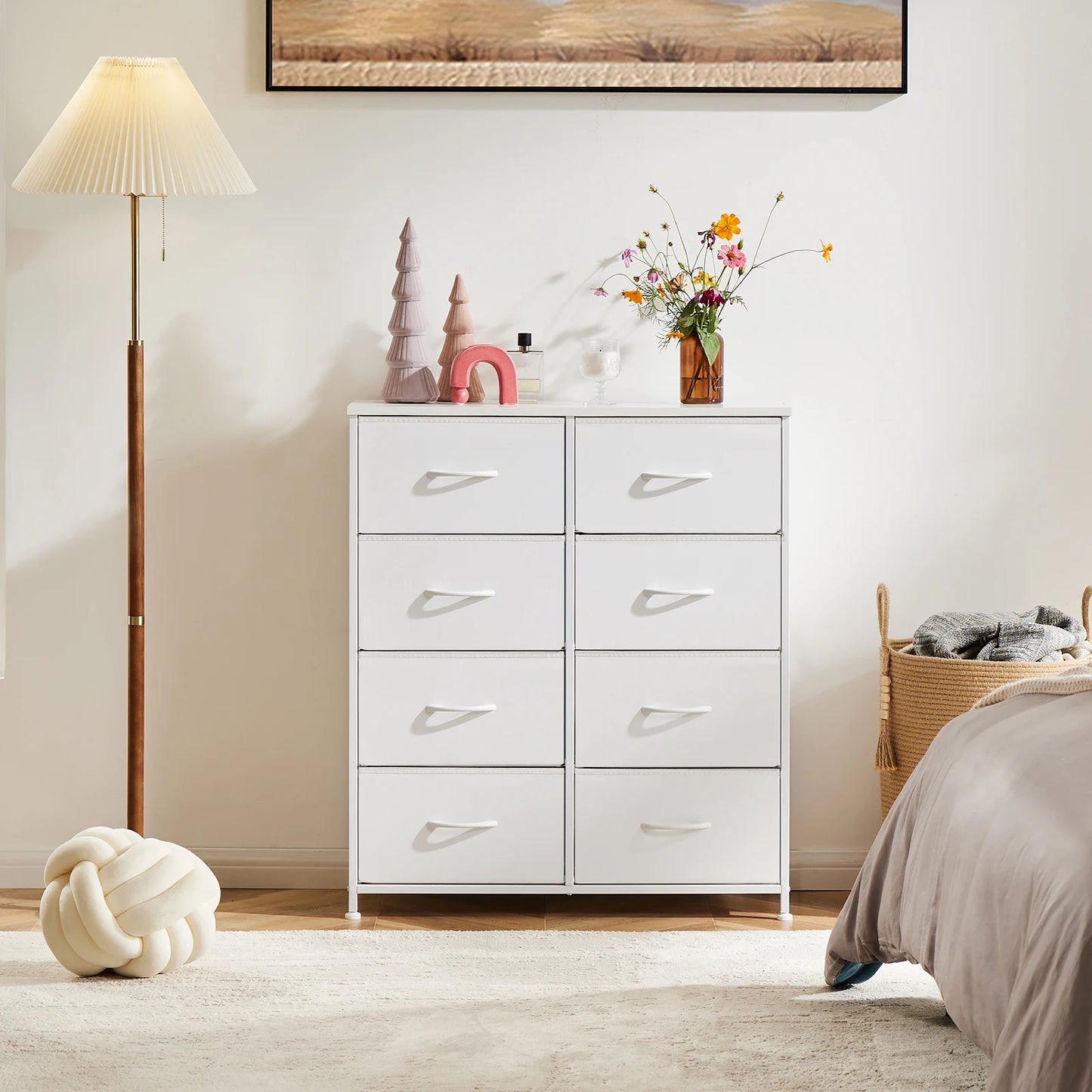 MCQ Eight Drawer Cabinet For Living Room Minimalist Metal Storage