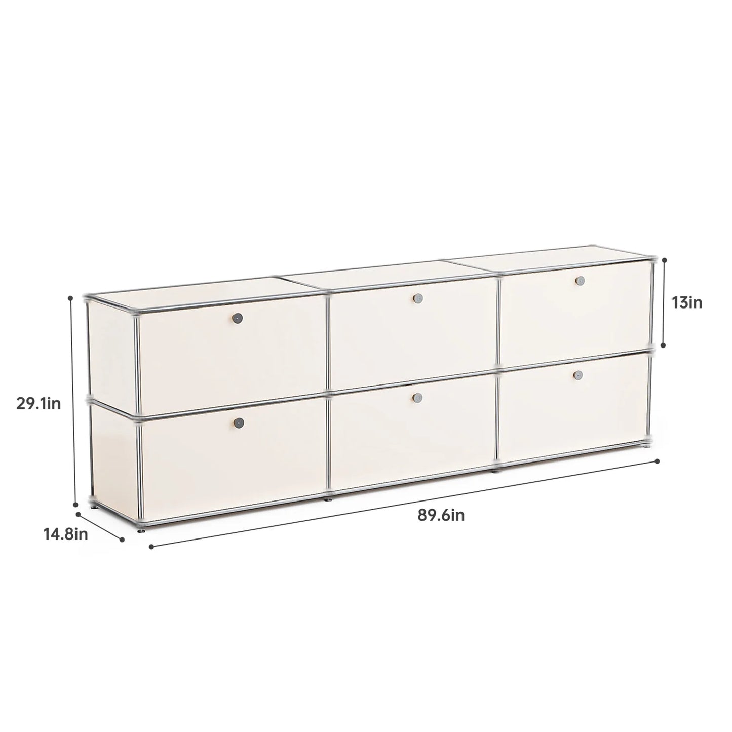 Stainless Steel Storage Cabinet TV Stand For Living Room Office