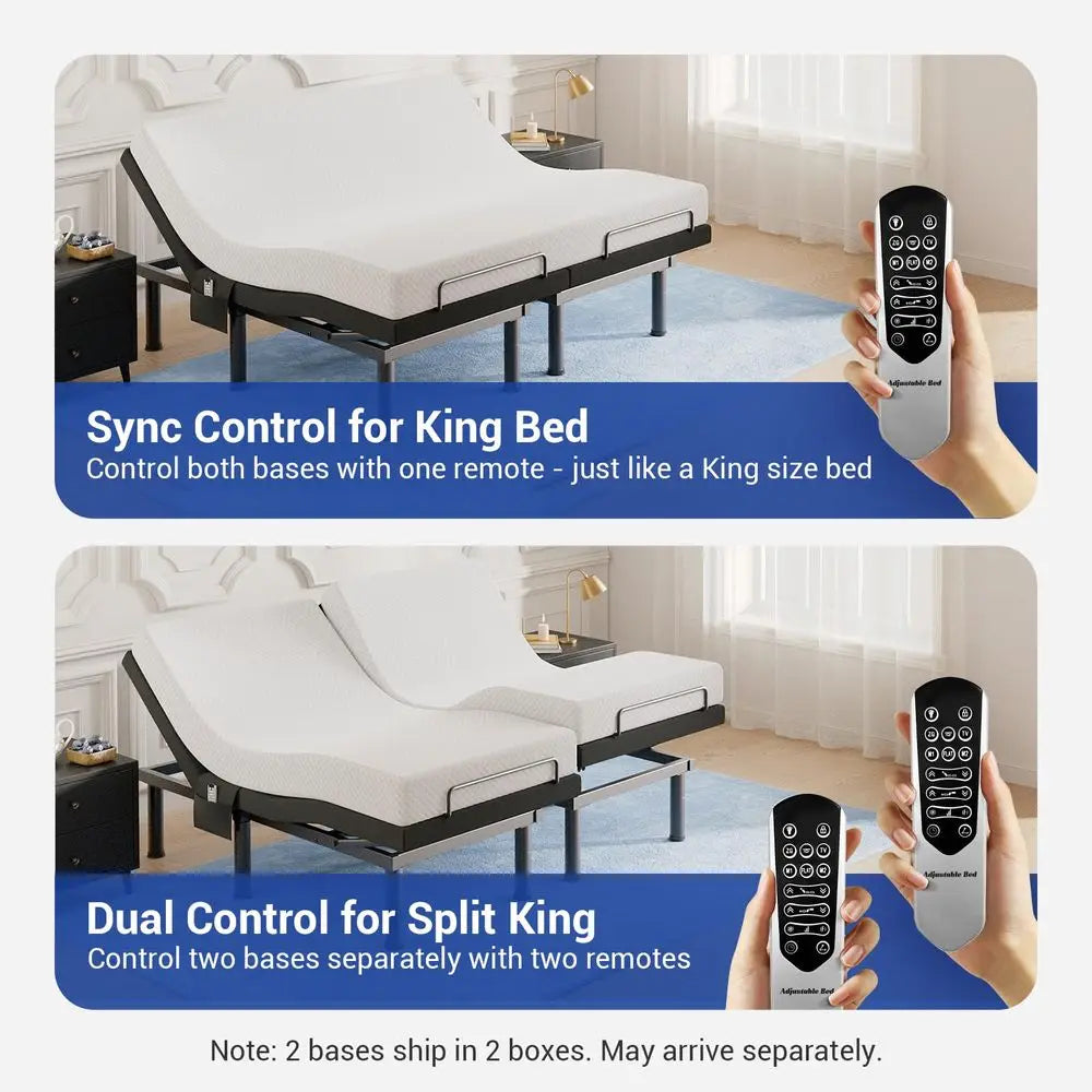 Tami T600 Adjustable Bed Frame With Remote Massage Zero Gravity