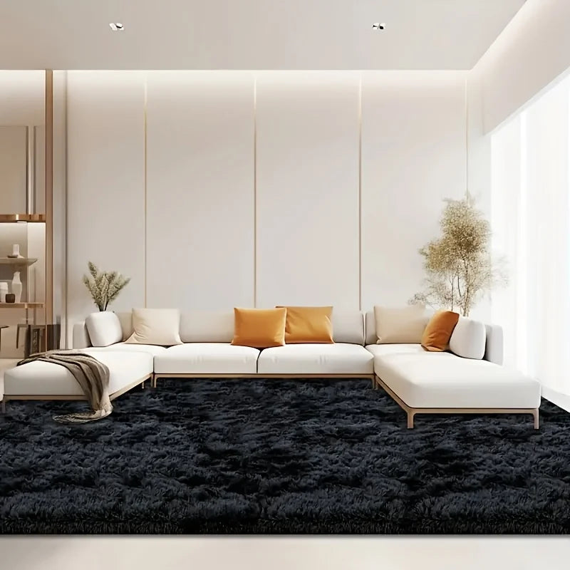 Plush Area Rug Geometric Modern Living Room and Bedroom Decor