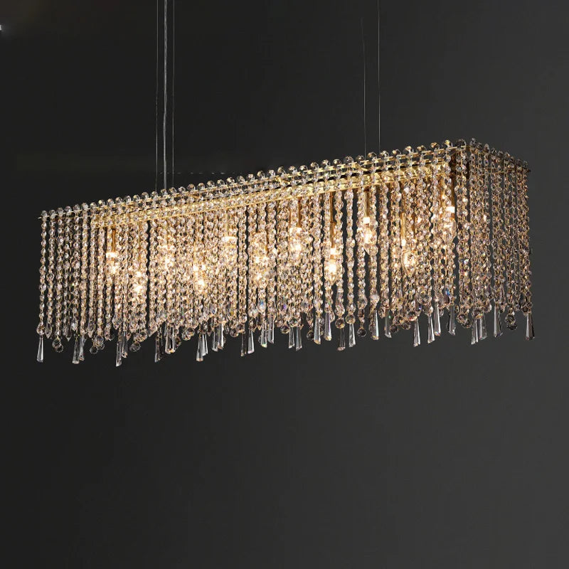 KUALOOL Luxury Crystal Chandeliers for Living Room and Dining