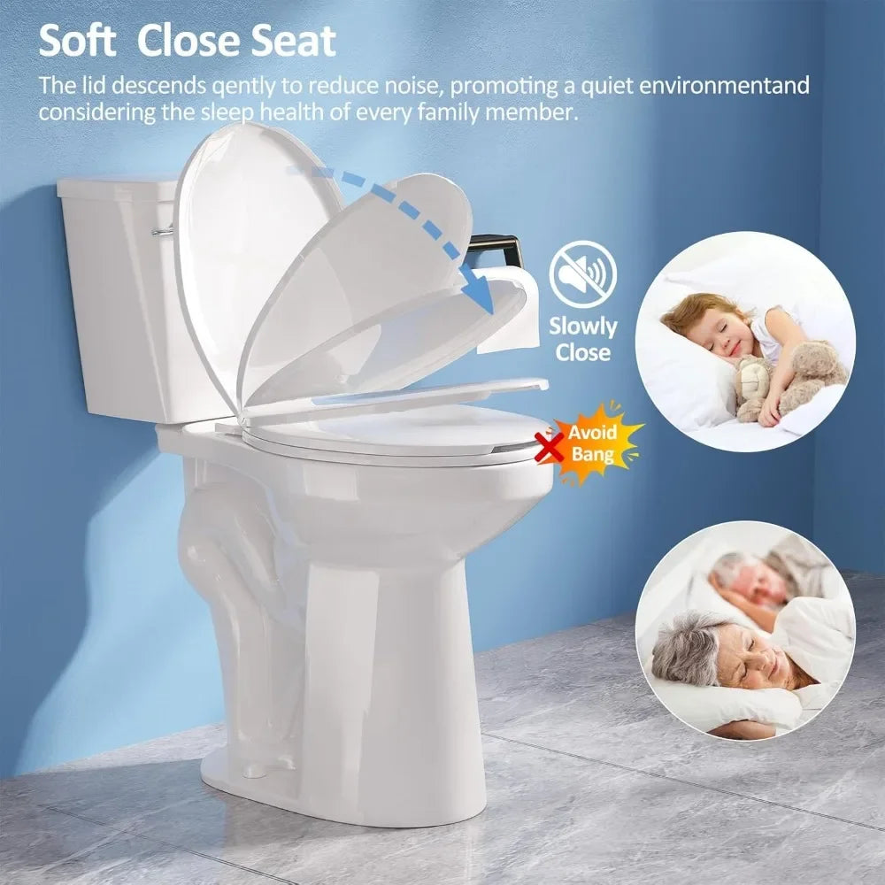 Elongated Toilet With Comfort Seat Single Flush 1.28 GPF