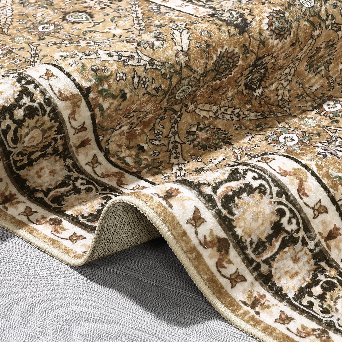 Machine Washable Non Slip Moroccan Trellis Rug For Living Room