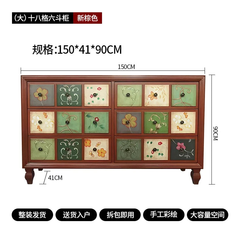 DUTRIEUX Craft Organizer Storage Cabinet For Home Organization