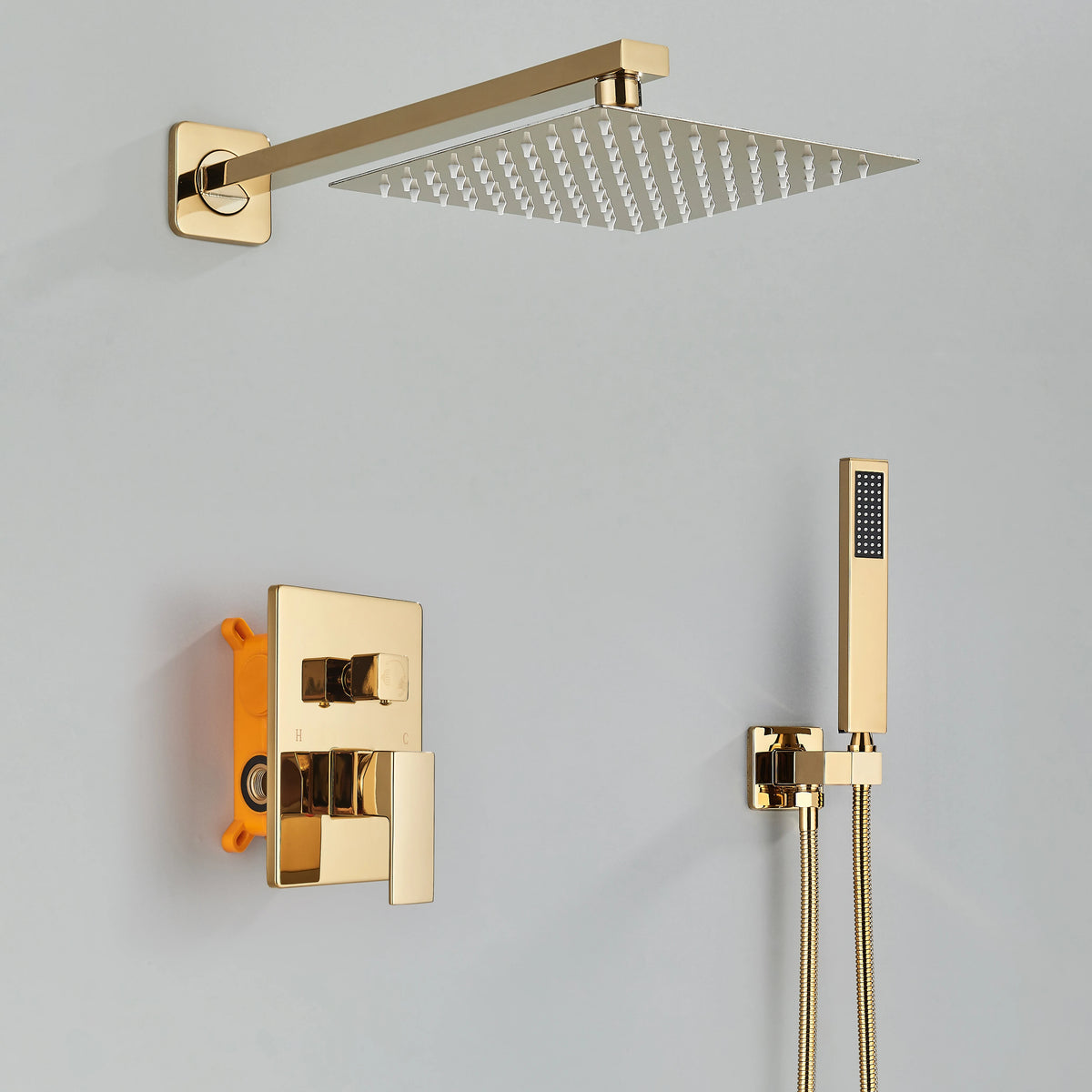 Uythner Wall Mounted Concealed Shower Mixer Set For Bathrooms