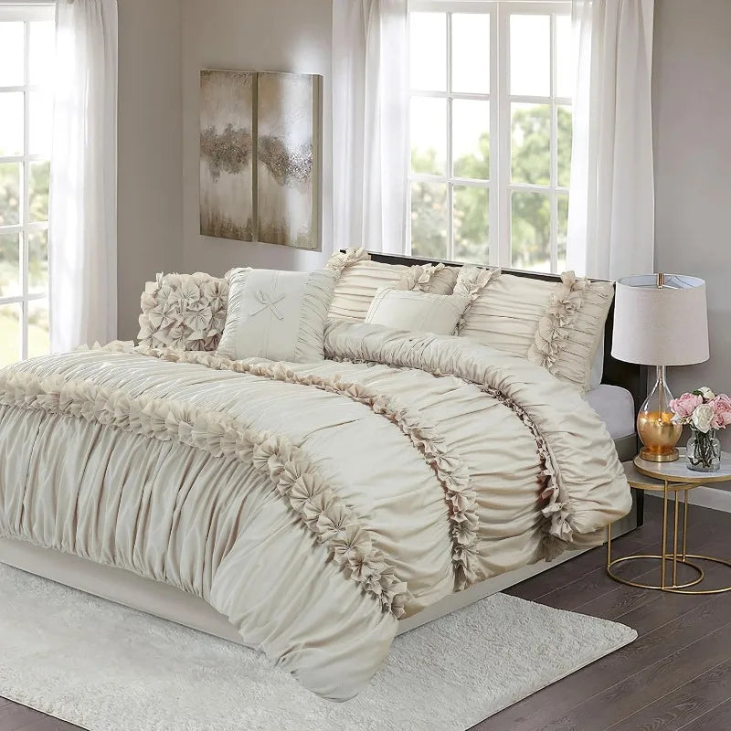 French Country Comforter Set Bed In A Bag With Down
