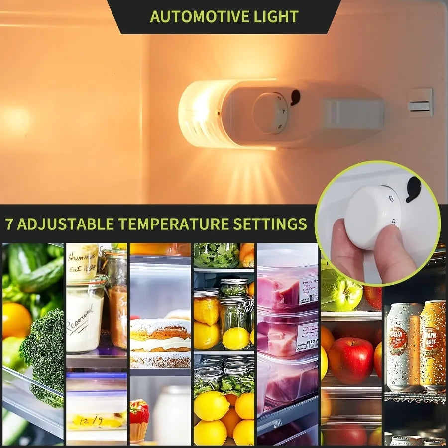 MDNG Two-Door Compact Energy-Efficient Mini Refrigerator for Dorm