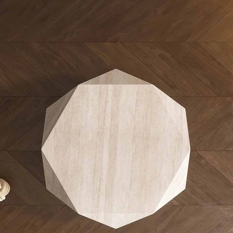 OAKCIA Modern Marble Coffee Table For Living Room Decor