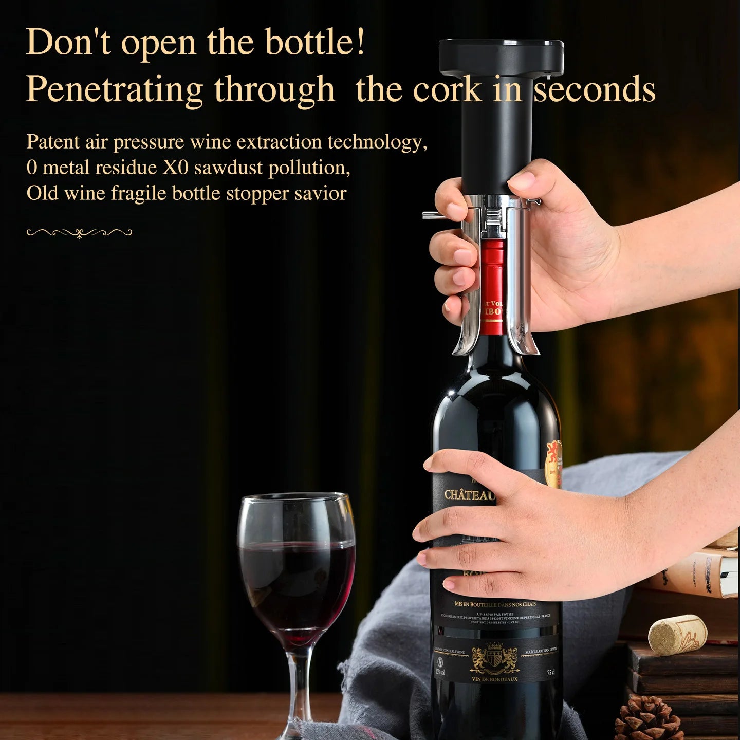 Jisite Electric Wine Aerator With Vacuum Seal Pourer