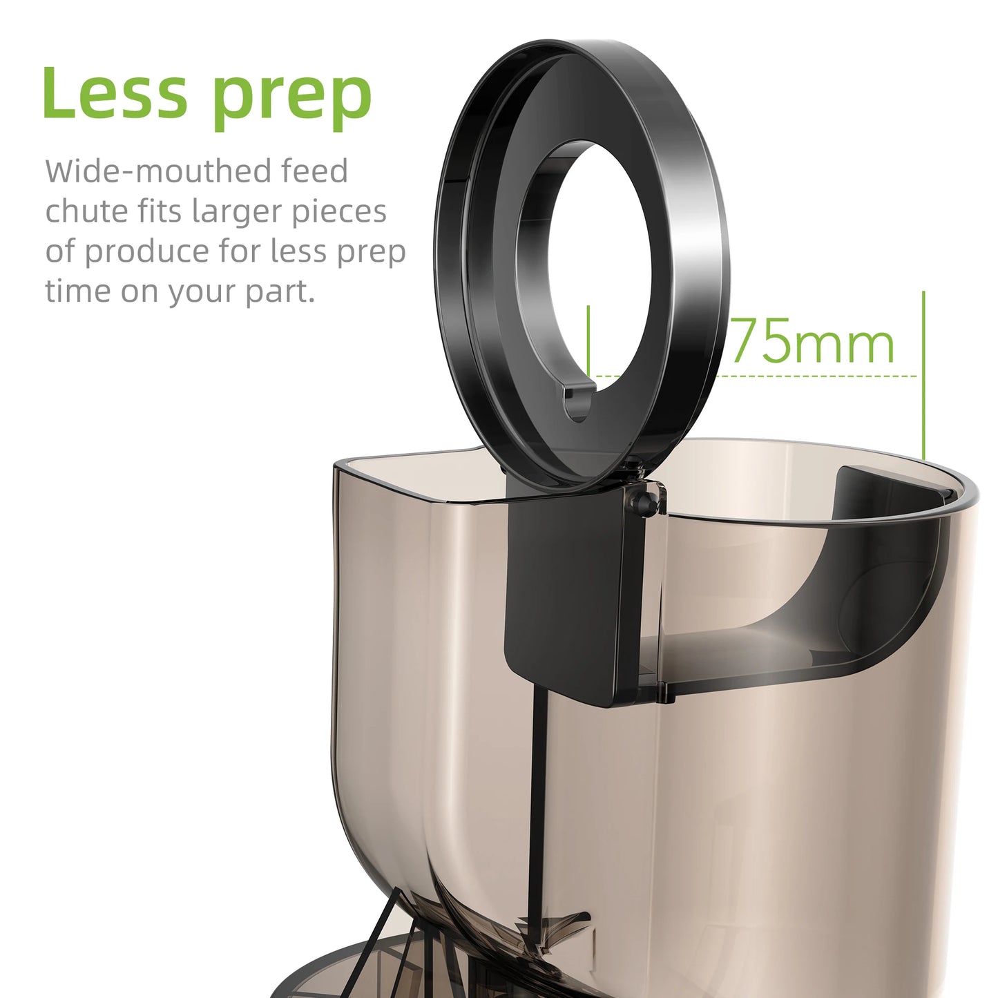 Biolomix Cold Press Juicer Slow Masticating Extractor For Whole Fruits