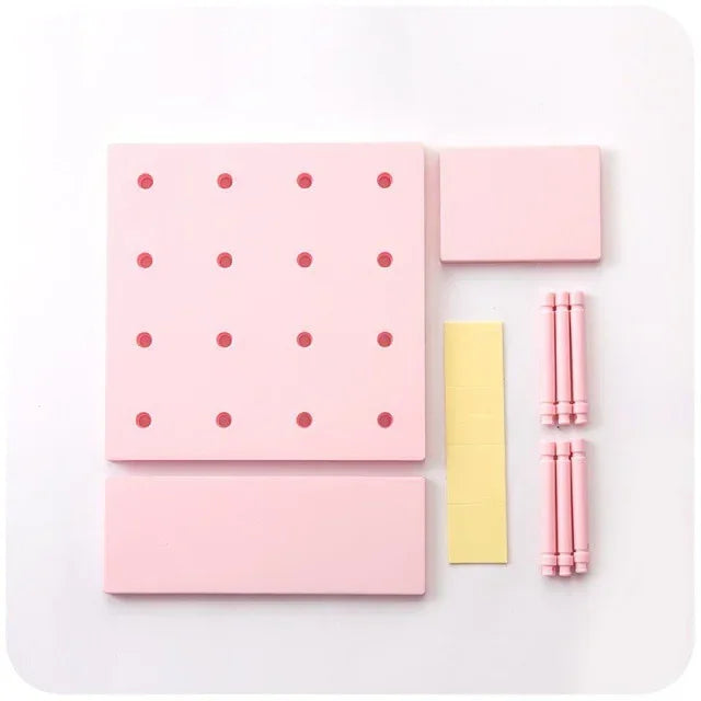 Pegboard Display Stand Wall Organizer for Living Room and Kitchen