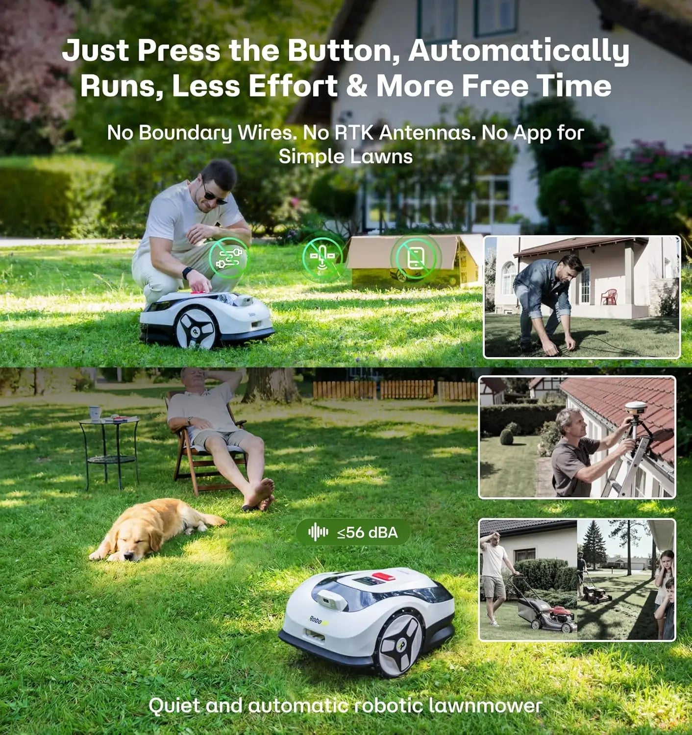Raccoon 2 SE Robot Lawn Mower With Navigation Auto Mapping